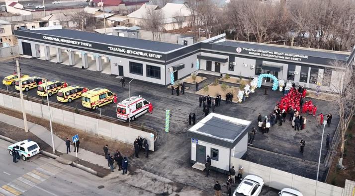 Түркістанда №2 жедел жәрдем бекеті пайдалануға берілді