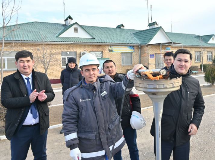 ТҮРКІСТАН: Жетісайда 1 ауыл мен 2 шекара бөлімшесі табиғи газға қосылды