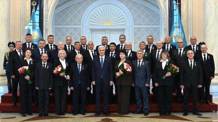 Түркістандық еңбек адамы мемлекеттік наградамен марапатталды